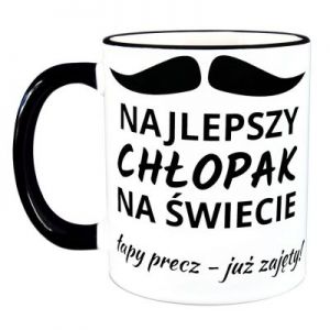 Kubek Najlepszy Chłopak Na Świecie - Czarne ucho