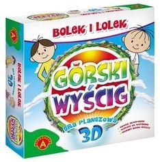 Górski wyścig Gra planszowa 3D Bolek i Lolek