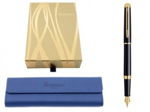 Pióro WATERMAN HEMISPHERE czarny GT Grawer