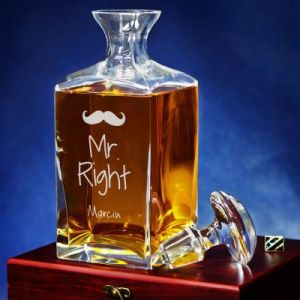 Mr Right - grawerowana karafka - Grawerowana karafka