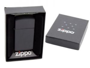 Zapalniczka ZIPPO Z1618 Slim Black benzyna prezent Grawer