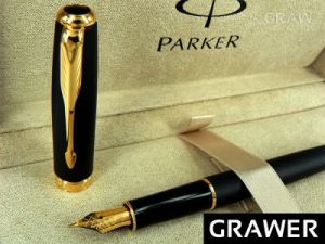 Parker Sonnet pióro Czarny GT mat GRAWER