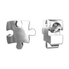 Zawieszka puzzle do przewlekania, srebro 925 S-CHARM 172