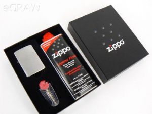 Pudełko do zapalniczki ZIPPO Slim + Benzyna i Kamienie