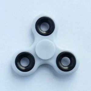 Fidget Spinner Świecący w Ciemności - Biały