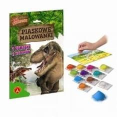 Piaskowe malowanki Era dinozaurów