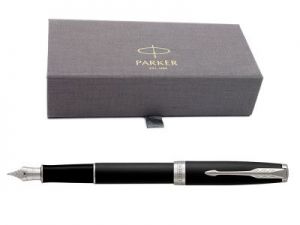 Parker SONNET CT Pióro wieczne Czarny Mat w eleganckim etui Parker GRAWER