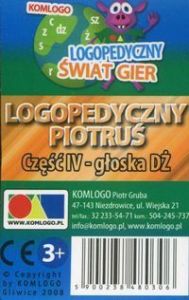 Karty Logopedyczny Piotruś Część IV - głoska DŻ