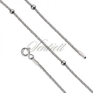 Łańcuszek srebrny pr.925 daisy chain bead Ø 25 waga od 3,0g