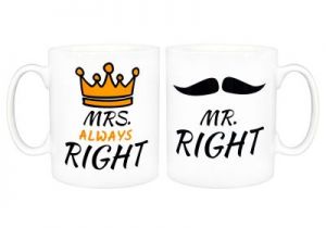 Kubki MR. RIGHT i MRS. RIGHTS