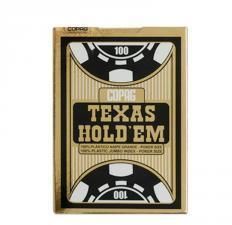 Texas Hold'em 100% plastic jumbo - czarny