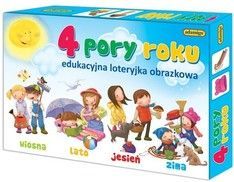 4 pory roku Edukacyjna loteryjka obrazkowa