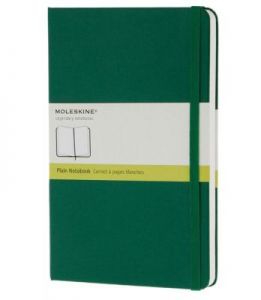 Notes Moleskine kieszonkowy gładki zielony