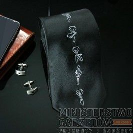 Krawat z instrukcją