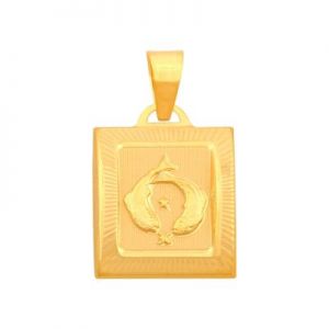 wisiorek zodiak RYBY złoto 585/14k