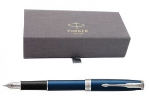 Parker SONNET CT Pióro wieczne Blue Lacquer w eleganckim etui Parker GRAWER