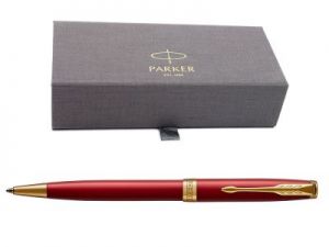 Parker SONNET GT Długopis Red Lacquer w eleganckim etui DEDYKACJA