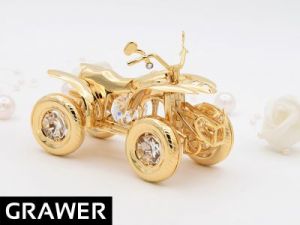 Quad Swarovski pamiątka chrzest roczek Dedykacja