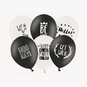 Balony Imprezowe – Black&White - Party