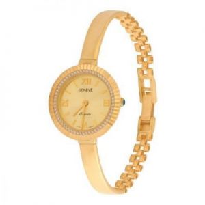 Złoty zegarek damski Sztywny Zv229