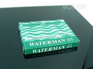 NABOJE DŁUGIE WATERMAN W PUDEŁKU ZIELONE 8x