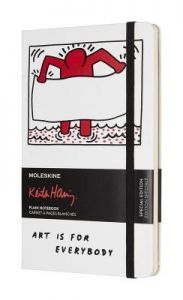 Notes Moleskine Keith Haring L edycja limitowana biały gładki