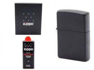 Zapalniczka ZIPPO 218 Black Matte Benzyna Grawer