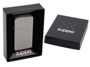 Zapalniczka ZIPPO Z20492 Black Ice Slim Benzyna, knoty, kamienie GRAWER