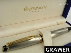 Waterman Pióro Expert stalowy GT GRAWER