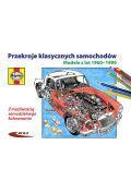 Przekroje klasycznych samochodów Modele z lat 1960-1990