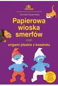 Papierowa wioska smerfów czyli origami płaskie z kwadratu