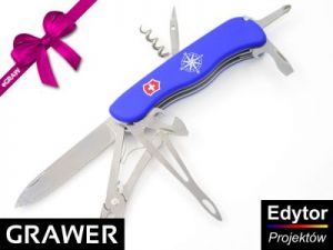 Scyzoryk wielofunkcyjny Victorinox Skipper Prezent na urodziny imieniny walentynki GRAWER 0.9093.2w