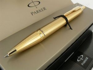 Parker IM BRUSHED złoty GT Długopis