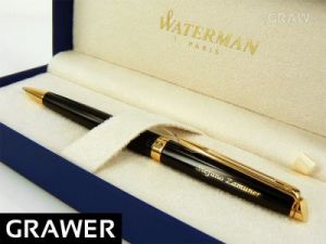 Waterman Hemisphere Długopis GT Czarny GRAWER