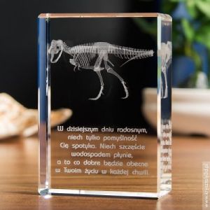 T-Rex 3D • personalizowana statuetka 3D • GRAWER 3D