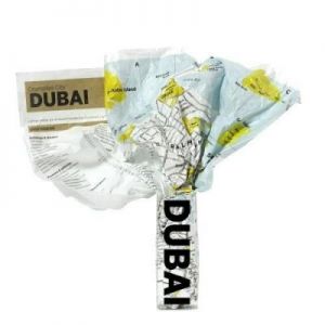 Mapa Crumpled City Dubai